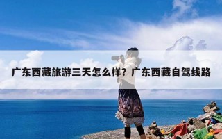 广东西藏旅游三天怎么样？广东西藏自驾线路