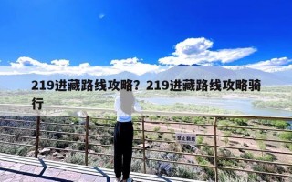 219进藏路线攻略？219进藏路线攻略骑行