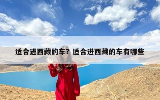适合进西藏的车？适合进西藏的车有哪些