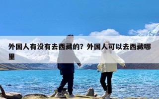 外国人有没有去西藏的？外国人可以去西藏哪里