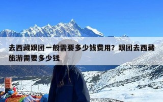 去西藏跟团一般需要多少钱费用？跟团去西藏旅游需要多少钱