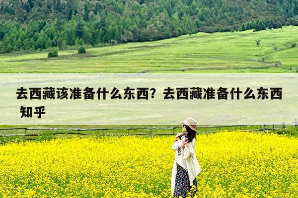 去西藏该准备什么东西?去西藏准备什么东西 知乎