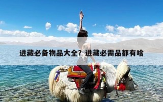 进藏必备物品大全？进藏必需品都有啥