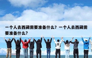 一个人去西藏需要准备什么？一个人去西藏需要准备什么?