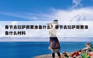 春节去拉萨需要准备什么？春节去拉萨需要准备什么材料