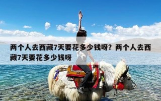 两个人去西藏7天要花多少钱呀？两个人去西藏7天要花多少钱呀