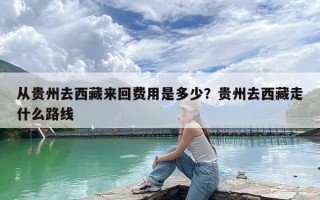 从贵州去西藏来回费用是多少？贵州去西藏走什么路线