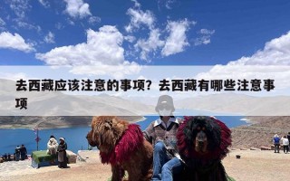 去西藏应该注意的事项？去西藏有哪些注意事项