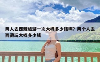 两人去西藏旅游一次大概多少钱啊？两个人去西藏玩大概多少钱