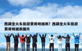 西藏坐火车旅游费用明细表？西藏坐火车旅游费用明细表图片