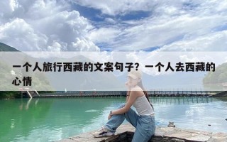 一个人旅行西藏的文案句子？一个人去西藏的心情