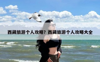 西藏旅游个人攻略？西藏旅游个人攻略大全