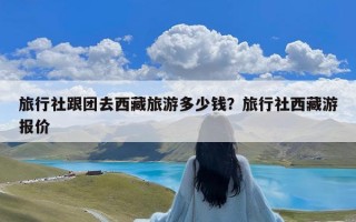 旅行社跟团去西藏旅游多少钱？旅行社西藏游报价