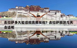 去拉萨多久能适应高原反应？去拉萨旅游几天合适呢