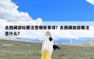 去西藏游玩要注意哪些事项？去西藏旅游要注意什么?