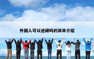 外国人可以进藏吗的简单介绍