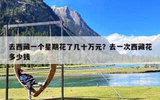 去西藏一个星期花了几十万元？去一次西藏花多少钱