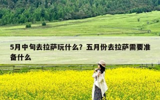 5月中旬去拉萨玩什么？五月份去拉萨需要准备什么