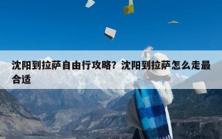 沈阳到拉萨自由行攻略？沈阳到拉萨怎么走最合适