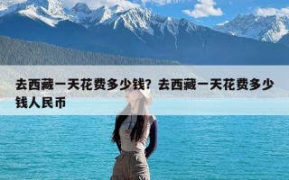 去西藏一天花费多少钱？去西藏一天花费多少钱人民币