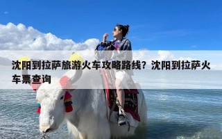 沈阳到拉萨旅游火车攻略路线？沈阳到拉萨火车票查询