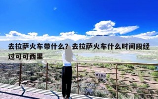 去拉萨火车带什么？去拉萨火车什么时间段经过可可西里