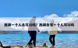 西藏一个人去可以吗？西藏自驾一个人可以吗