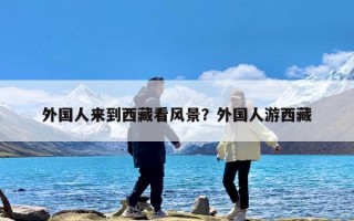 外国人来到西藏看风景？外国人游西藏