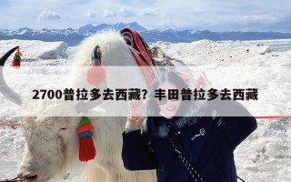 2700普拉多去西藏？丰田普拉多去西藏