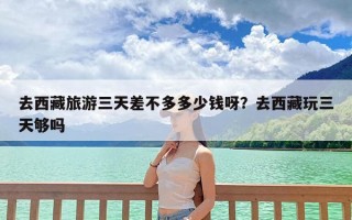 去西藏旅游三天差不多多少钱呀？去西藏玩三天够吗