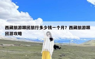 西藏旅游跟团旅行多少钱一个月？西藏旅游跟团游攻略
