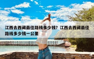 江西去西藏最佳路线多少钱？江西去西藏最佳路线多少钱一公里