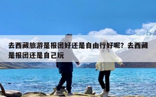 去西藏旅游是报团好还是自由行好呢？去西藏是报团还是自己玩