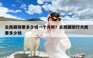 去西藏得要多少钱一个月呢？去西藏旅行大概要多少钱