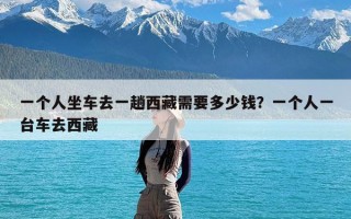 一个人坐车去一趟西藏需要多少钱？一个人一台车去西藏