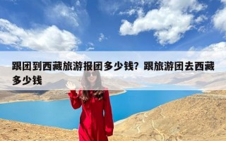 跟团到西藏旅游报团多少钱？跟旅游团去西藏多少钱