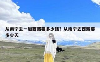 从南宁去一趟西藏要多少钱？从南宁去西藏要多少天