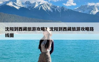 沈阳到西藏旅游攻略？沈阳到西藏旅游攻略路线图