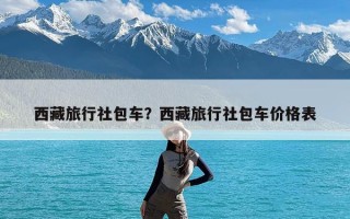 西藏旅行社包车？西藏旅行社包车价格表