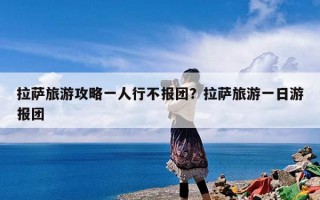 拉萨旅游攻略一人行不报团？拉萨旅游一日游报团