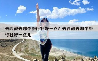 去西藏去哪个旅行社好一点？去西藏去哪个旅行社好一点儿