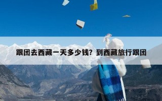 跟团去西藏一天多少钱？到西藏旅行跟团