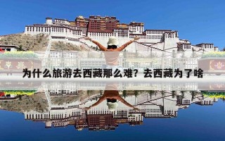 为什么旅游去西藏那么难？去西藏为了啥