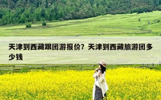 天津到西藏跟团游报价？天津到西藏旅游团多少钱