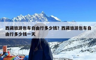 西藏旅游包车自由行多少钱？西藏旅游包车自由行多少钱一天