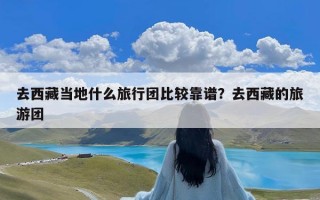 去西藏当地什么旅行团比较靠谱？去西藏的旅游团