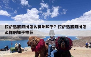 拉萨选旅游团怎么样啊知乎？拉萨选旅游团怎么样啊知乎推荐