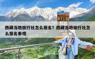 西藏当地旅行社怎么报名？西藏当地旅行社怎么报名参观
