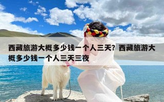 西藏旅游大概多少钱一个人三天？西藏旅游大概多少钱一个人三天三夜