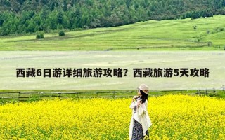 西藏6日游详细旅游攻略？西藏旅游5天攻略